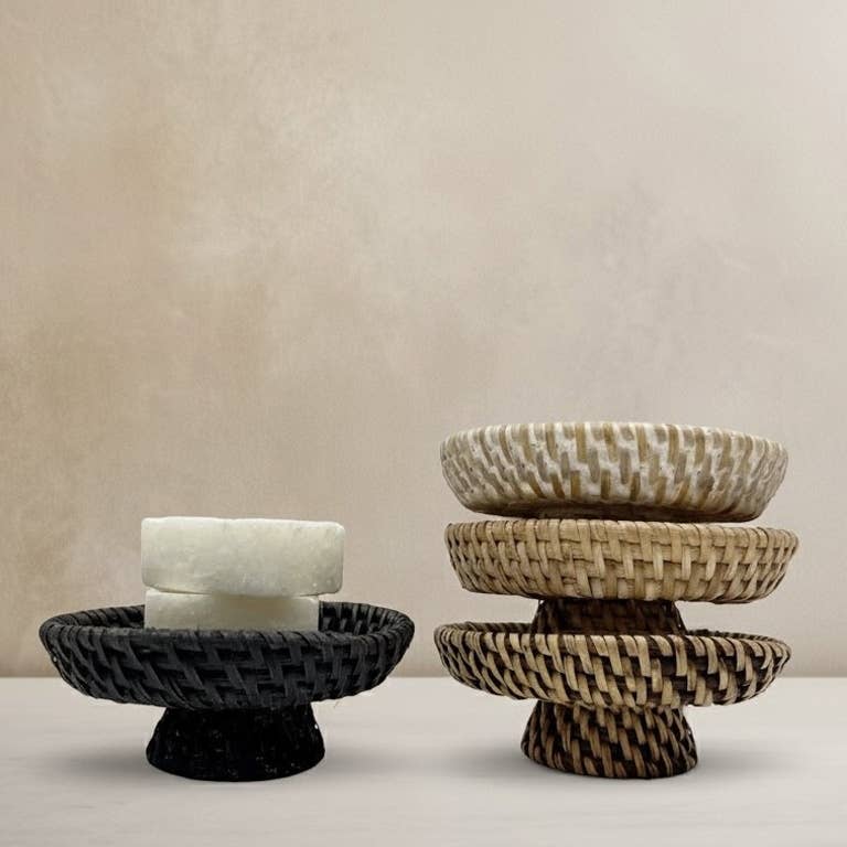Rattan small tray